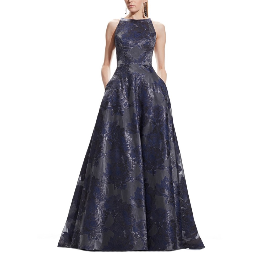 Embellished Theia Ball Formal Gown